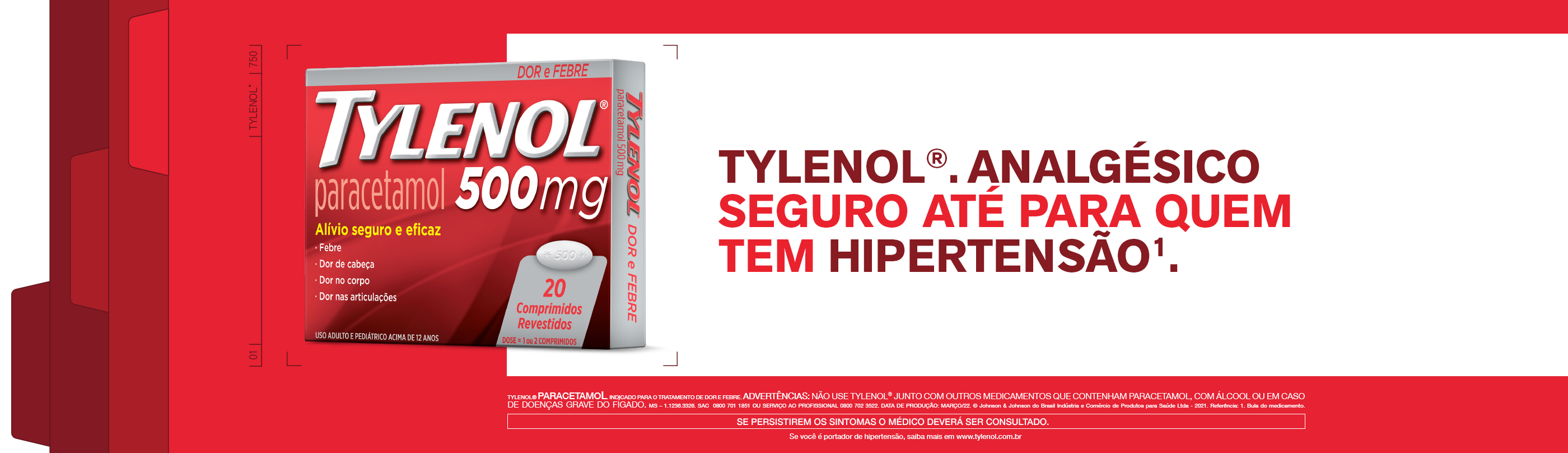 Banner TYLENOL® 500 mg
